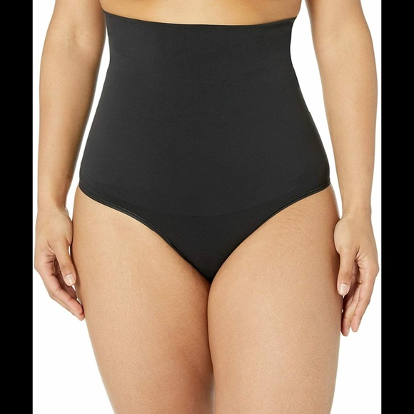 NWT $34 Yummie Shapewear Seamless High Waist‎ Thong in Black [SZ M/L ] #L913 - Picture 2 of 12